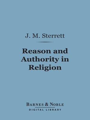 cover image of Reason and Authority in Religion (Barnes & Noble Digital Library)